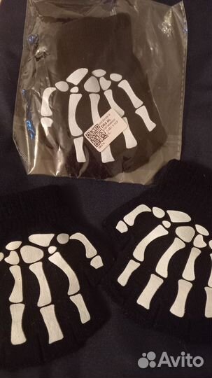 Новые Перчатки скелет