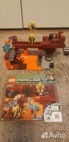Lego minecraft оригинал 21155 и 21154
