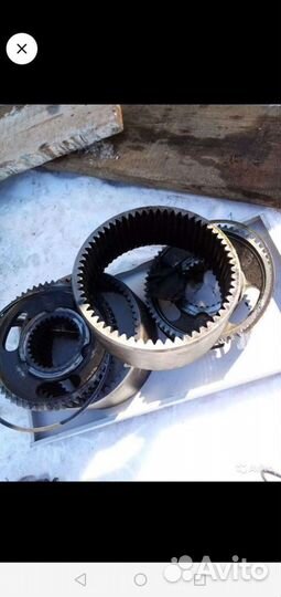 Крыло шестерня оси скания