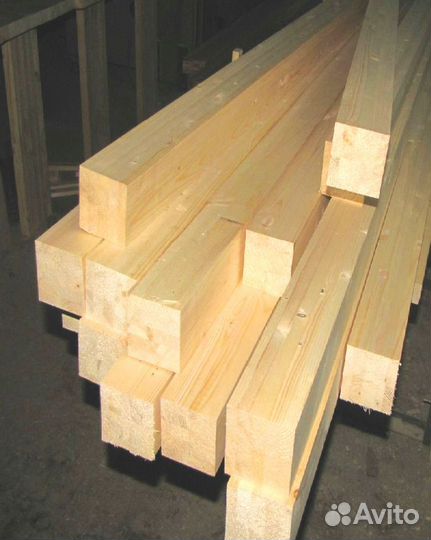 Строганный брус лиственница, сухой от производител