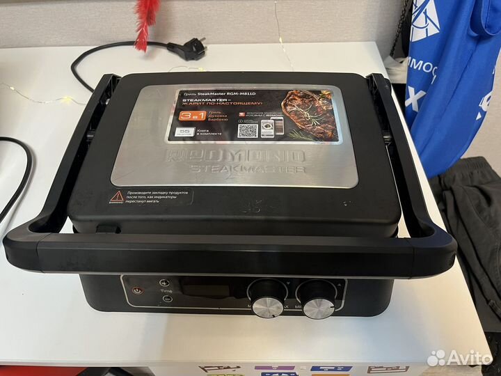 Электрогриль redmond