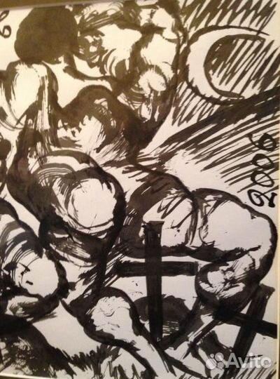 Е. И. Чубаров 1934-2012 Цикл События на кладбище 3