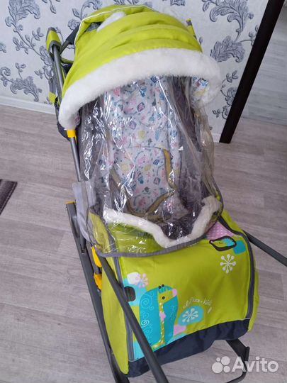 Детские санки коляска Ника Детям нд 7-2