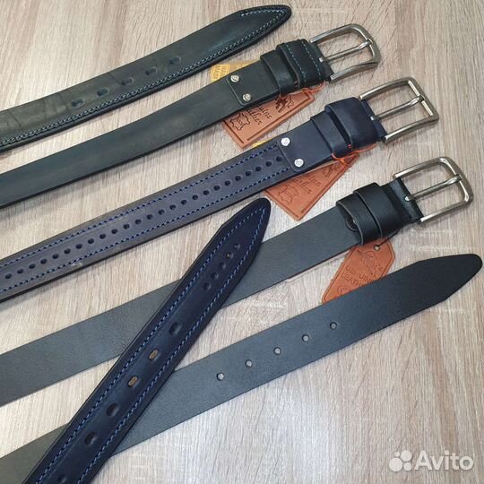 Мужской джинсовый ремень