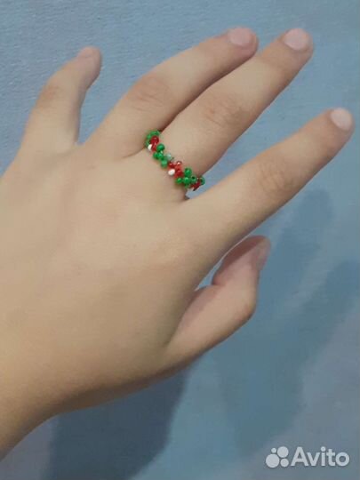 Колечко из бисера