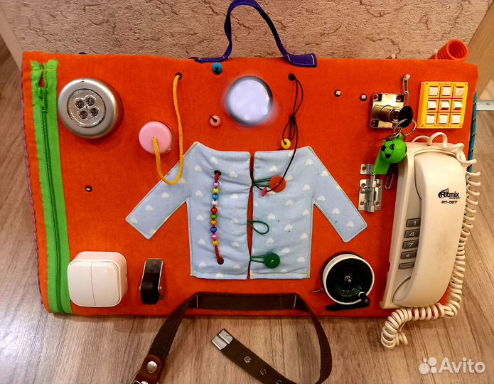 Бизиборд мягкий