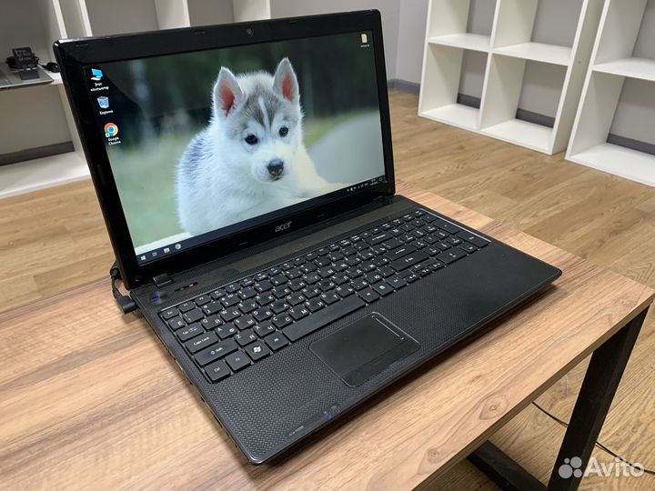 Рабочий ноутбук Acer intel/4gb/ssd