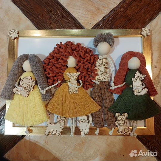 Куклы макраме