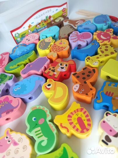 Развивающие деревянные игрушки