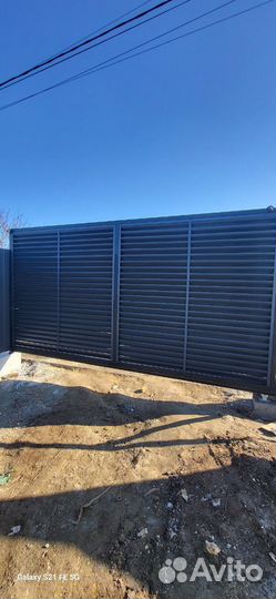 Забор жалюзи под ключ