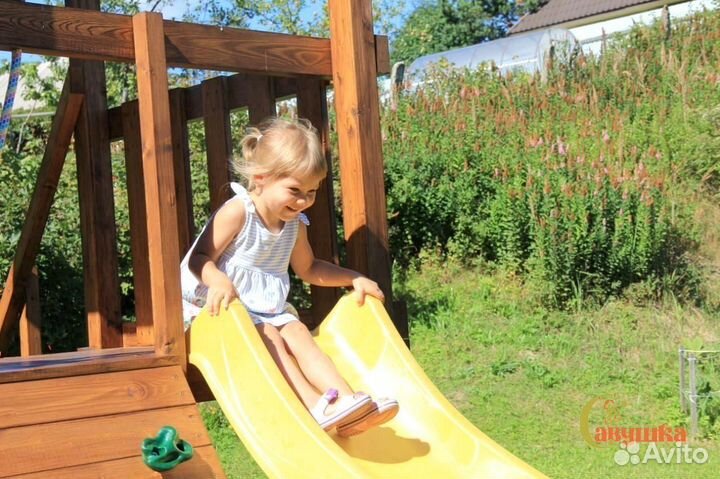 Детский спортивный комплекс с крышей