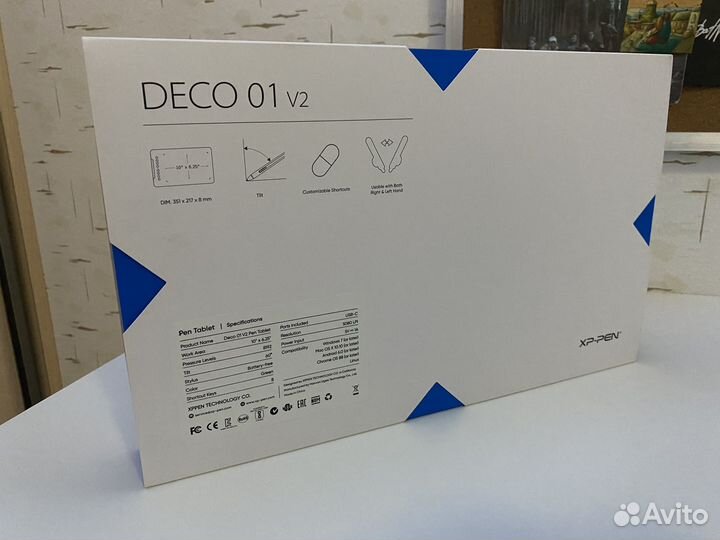 Графический планшет xp pen deco 01 v2