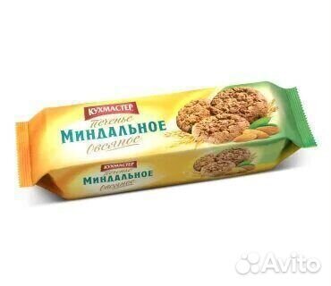 Сдобное печенье Овсяное миндальное 270 г