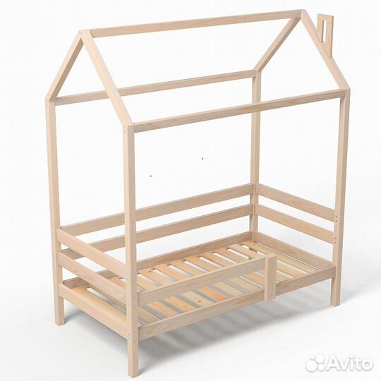 Одноярусная кровать-домик