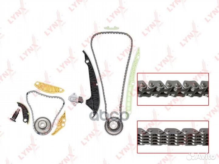 Рем.к-кт грм цепной,2 цепи со звездочками Audi