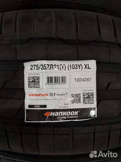 Hankook Ventus S1 Evo 3 K127 315/30 R21 и 275/35 R21