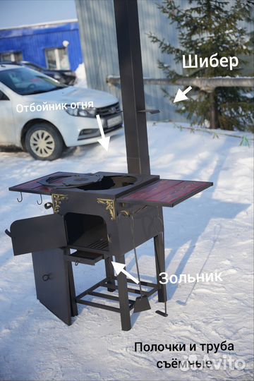 Печь под казан