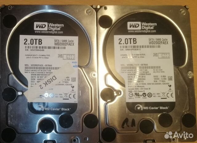 Жесткий диск WD Black 2 TB