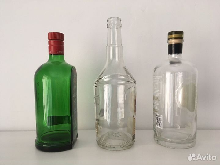Бутылки пустые стекло (граппа, ликеры)