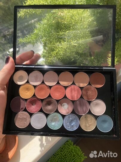 Палетка теней MAC и Make up Geek