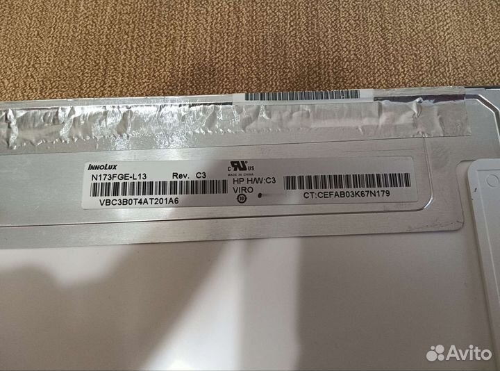 Матрица для ноутбука acer 17.3