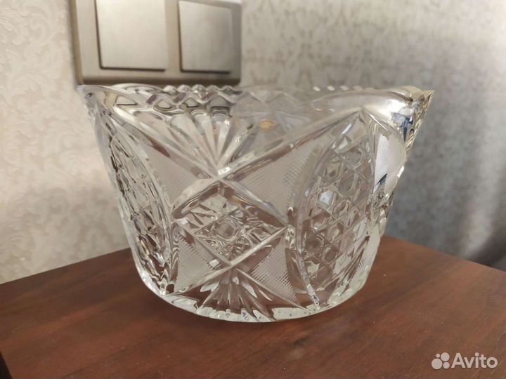 Хрустальная ваза, салатник