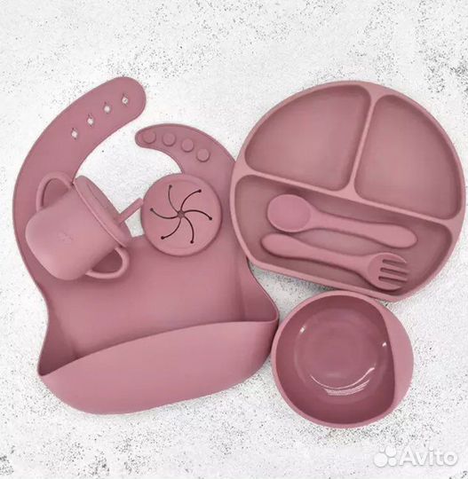 Детская посуда для кормления силиконовая