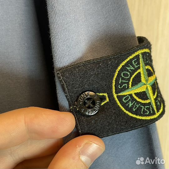 Лёгкий свитшот Stone Island 23SS синий L