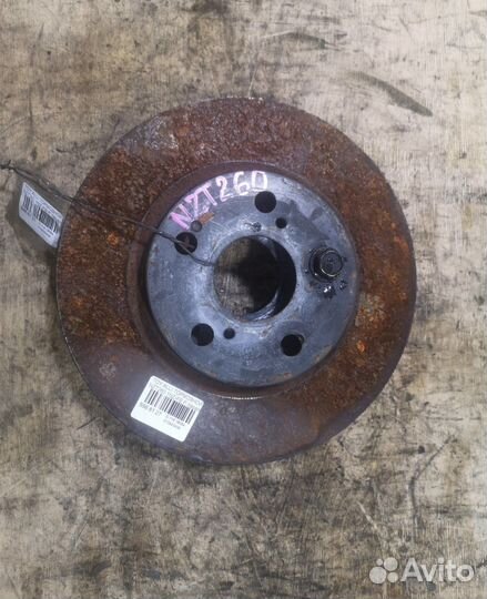 Тормозные диски перед toyota allion nzt260 1nz