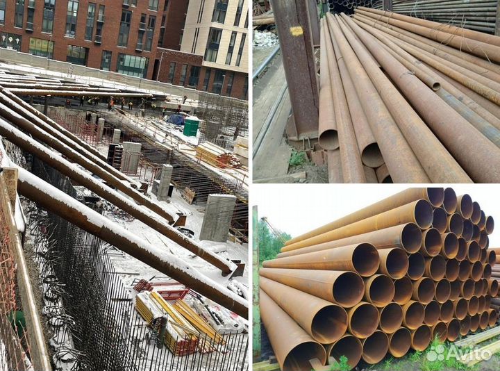 Трубы бу 820х9 восстановленные