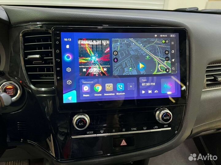 Штатная магнитола teyes cc3 mitsubishi outlander 3