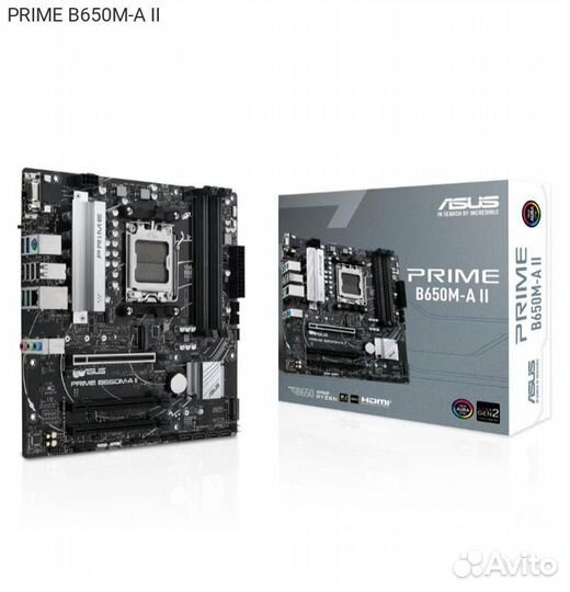Материнская плата Asus prime B650M-A II mATX AMD A