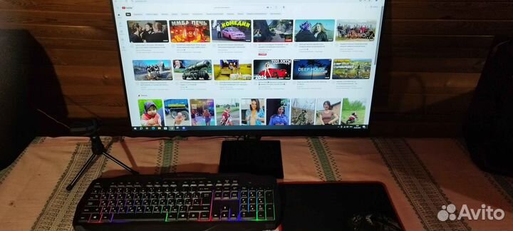 Игровой пк с монитором