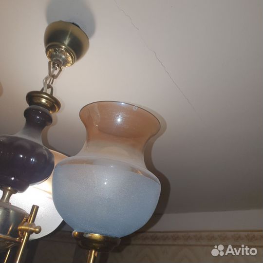 Светильники, люстры, бра разные, втч винтаж СССР