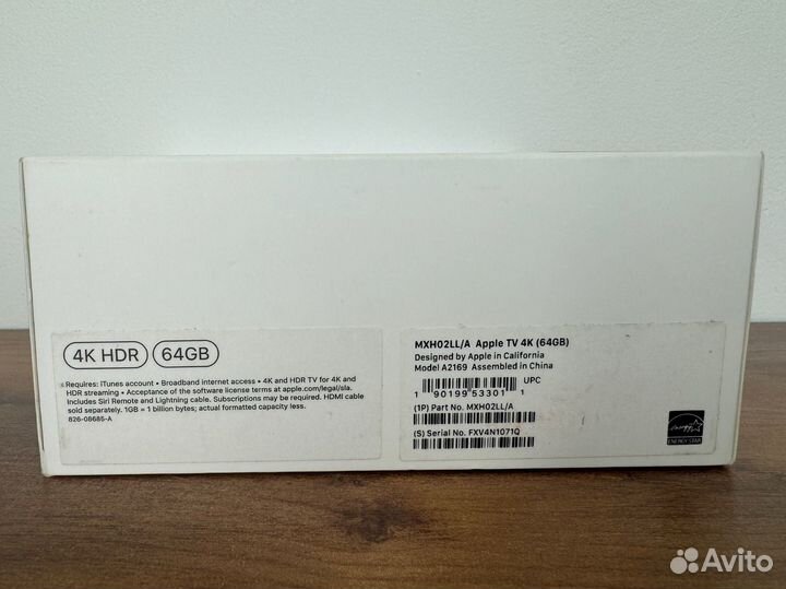 Apple TV 4K 64GB 2021 A2169