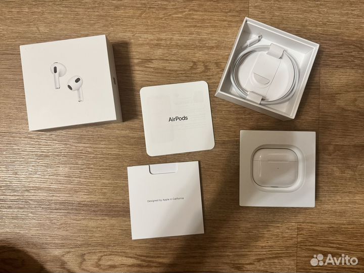 Беспроводные наушники apple airpods 3