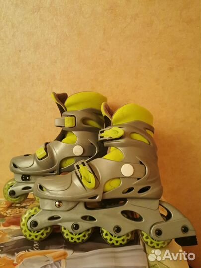 Ролики детские 35-38, в хорошем состоянии