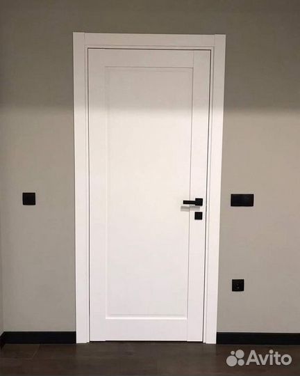 Установка межкомнатных дверей под ключ