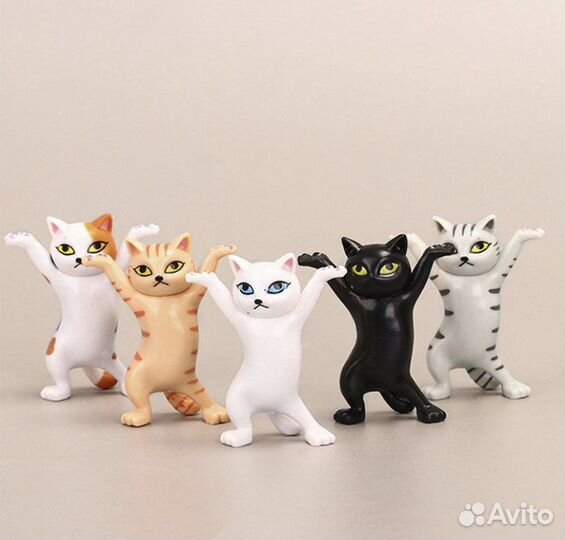 Кот держатель фигурки (набор)