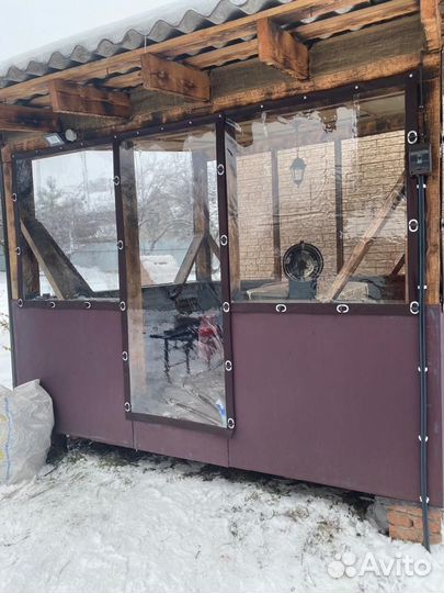 Мягкие окна для уличных кафе, павильонов, складов