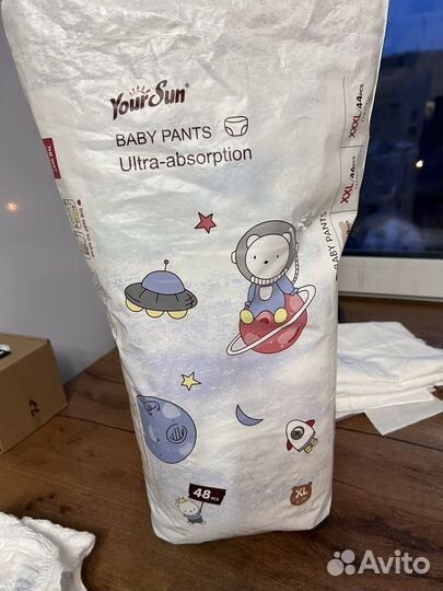 Подгузники xl