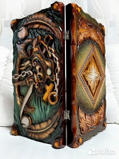 Нарды резные ручной работы новые