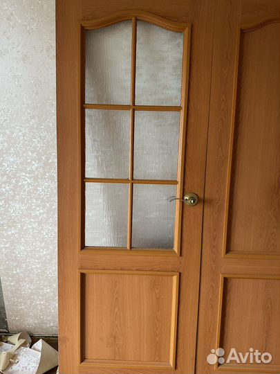 Двери межкомнатные б/у без коробки