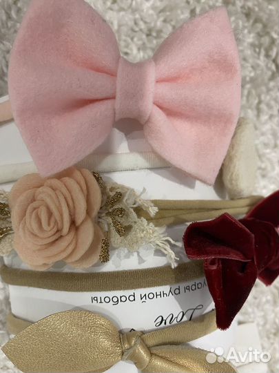 Повязки на голову для малышки 7 шт