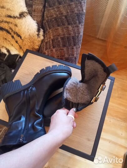 Полусапожки зимние 38р