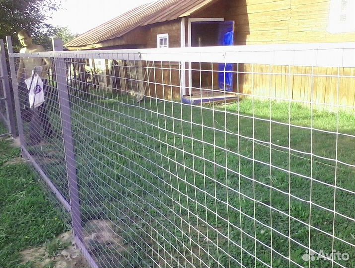 Заборы из сетки рабица со склада новые