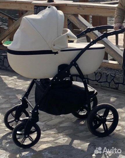 Коляска 2 в 1 эко кожа