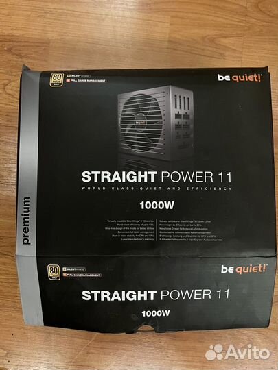 Блок питания 1000w gold be quiet