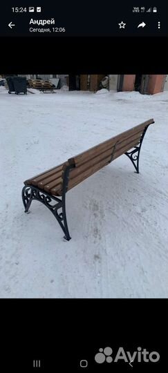 Скамейка садовая Сквер