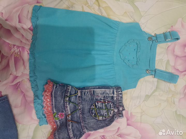 Вещи пакетом на девочку 122 128